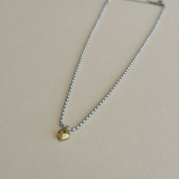 Heart Pendant Necklace N1323 - Picture 3 of 4